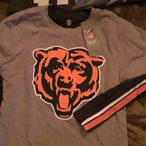 NWT NFL 2 in 1 T-Shirts Chicago Bears